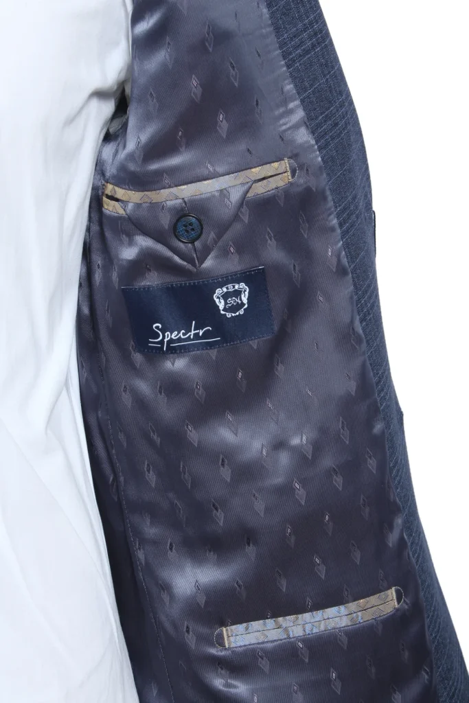 Мужской костюм "Родос" синий двойка slim fit