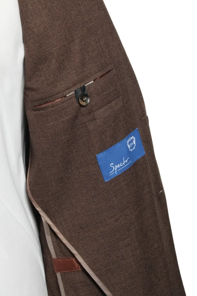 Мужской костюм "Ротшильд" коричневый двойка slim fit