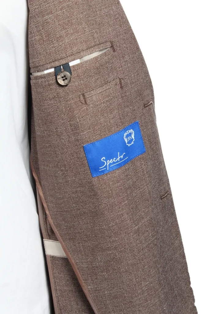 Мужской костюм "Ротшильд" темн-бежевый двойка slim fit