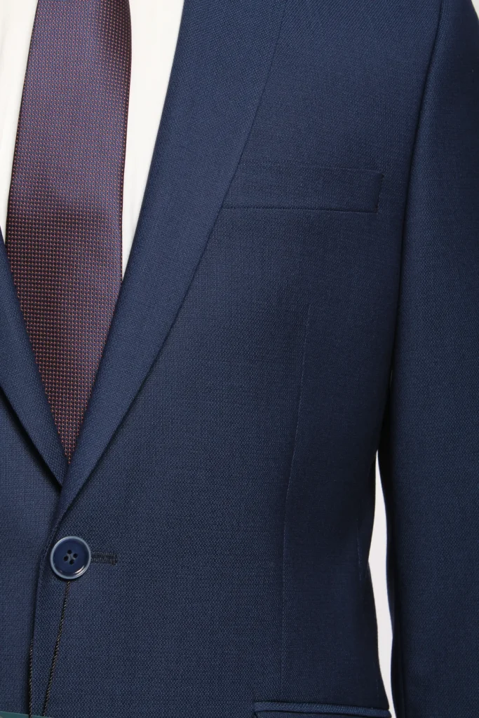 Мужской костюм "Сантино" синий двойка Slim fit