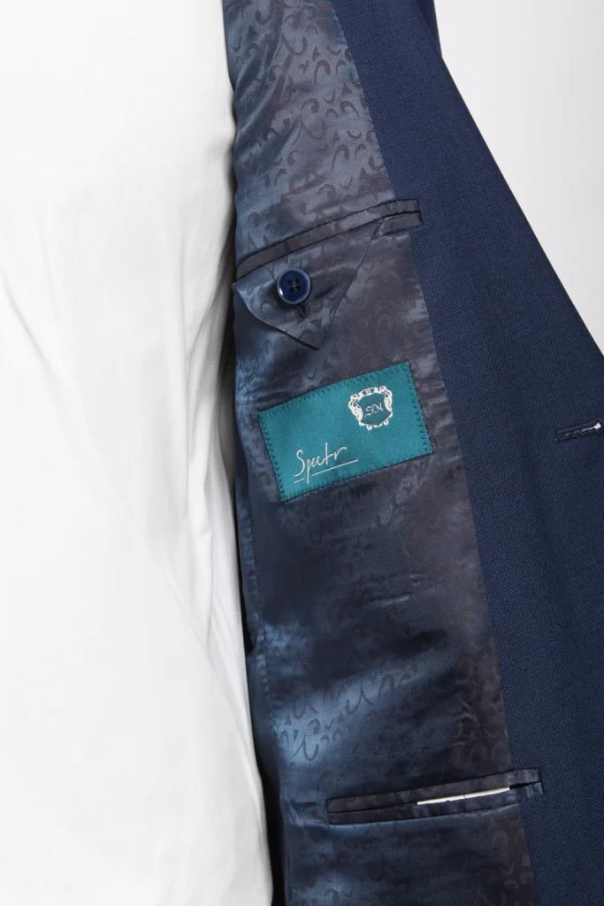 Мужской костюм "Сантино" синий двойка Slim fit