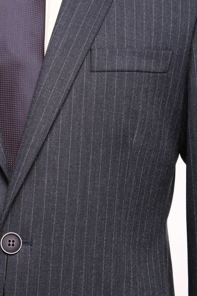 Мужской костюм "Стив" серый двойка slim fit