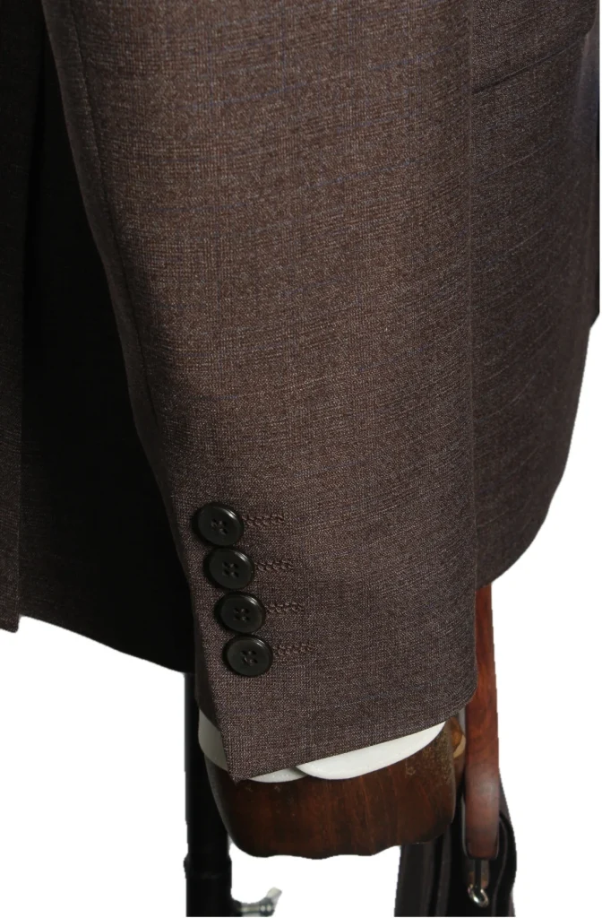 Мужской костюм "Стэнли" коричневый двойка slim fit