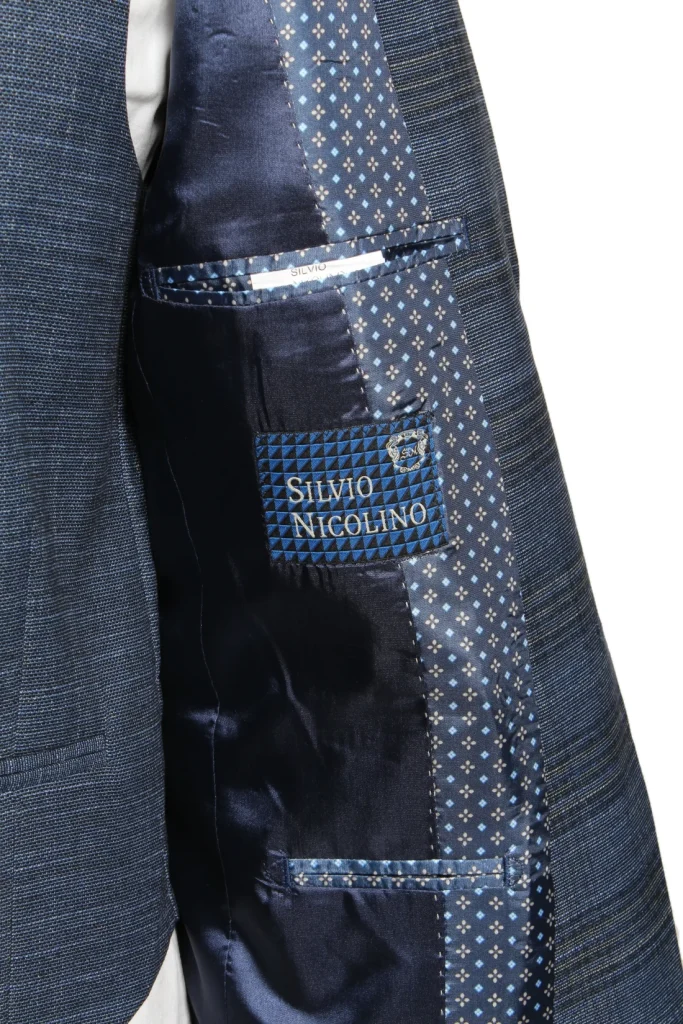 Мужской костюм "Техас" синий тройка slim fit