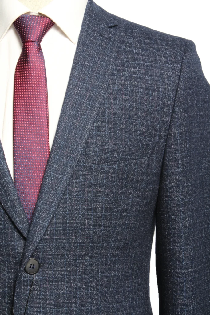 Мужской костюм "Титул" синий двойка slim fit
