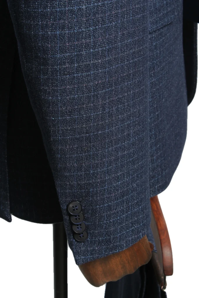 Мужской костюм "Титул" синий двойка slim fit