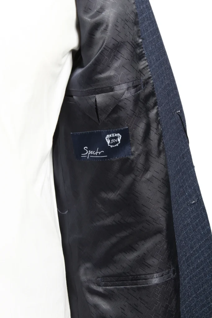 Мужской костюм "Титул" синий двойка slim fit