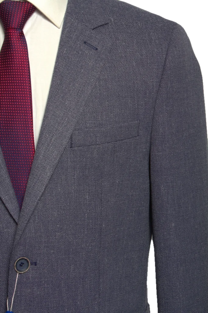 Мужской костюм "Томас" синий двойка slim fit
