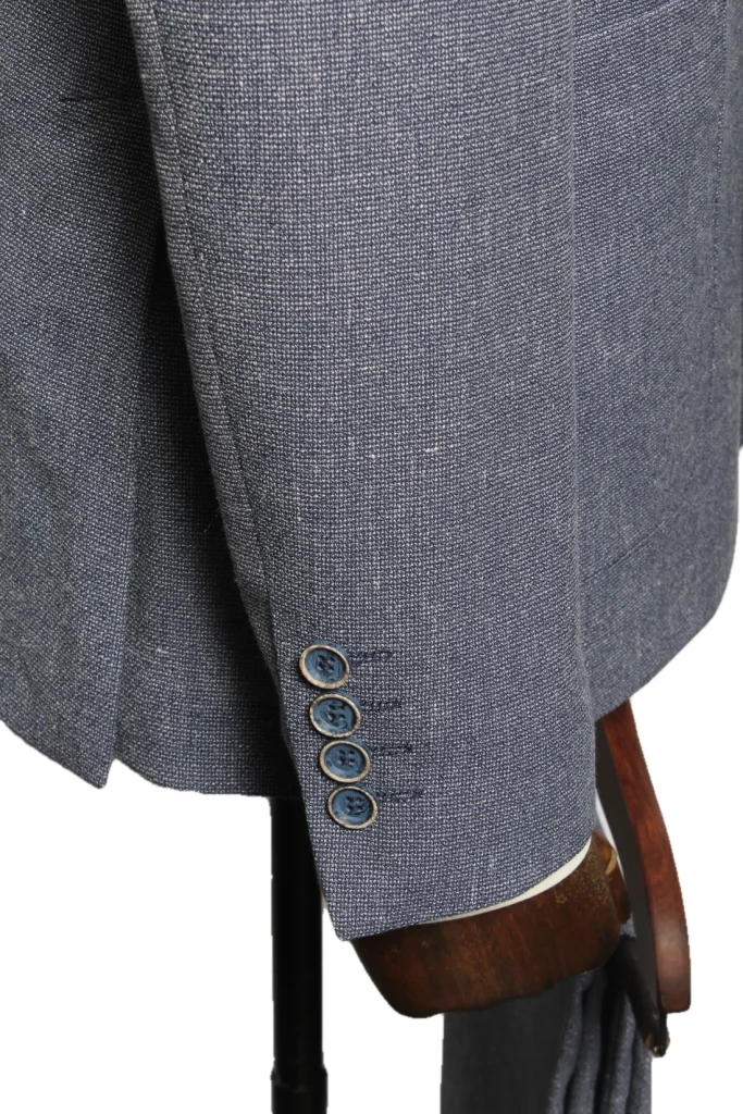 Мужской костюм "Томас" синий двойка slim fit