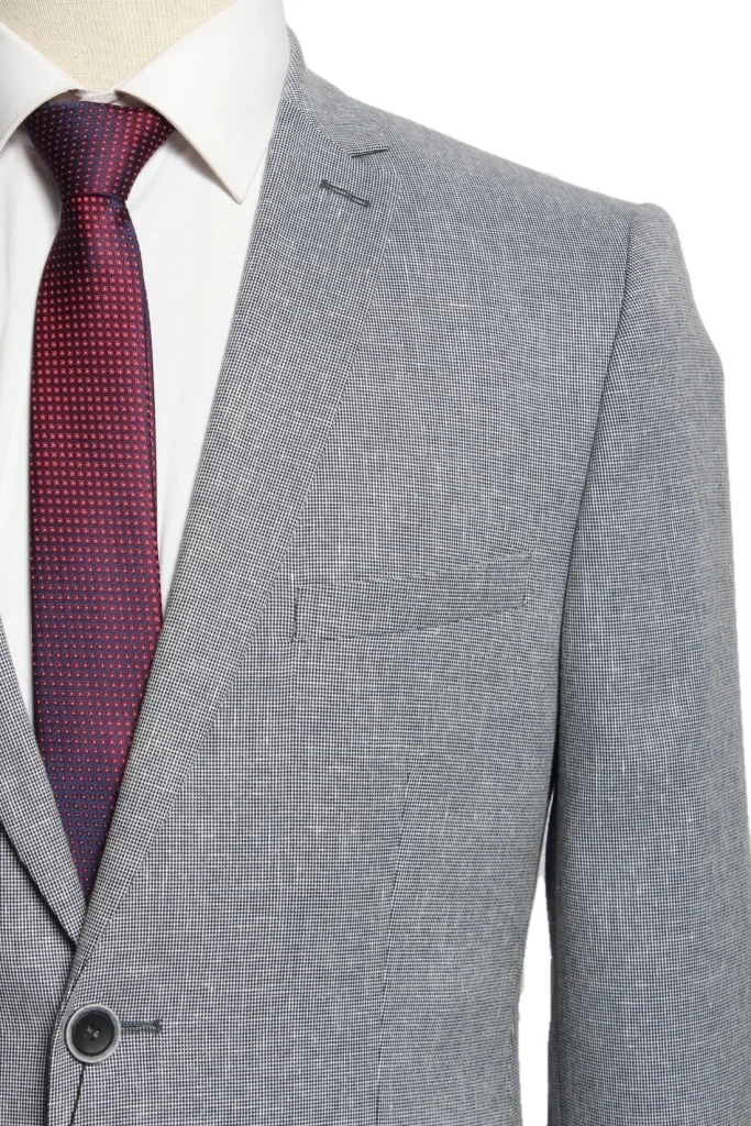 Мужской костюм "Фейшен" серый двойка slim fit