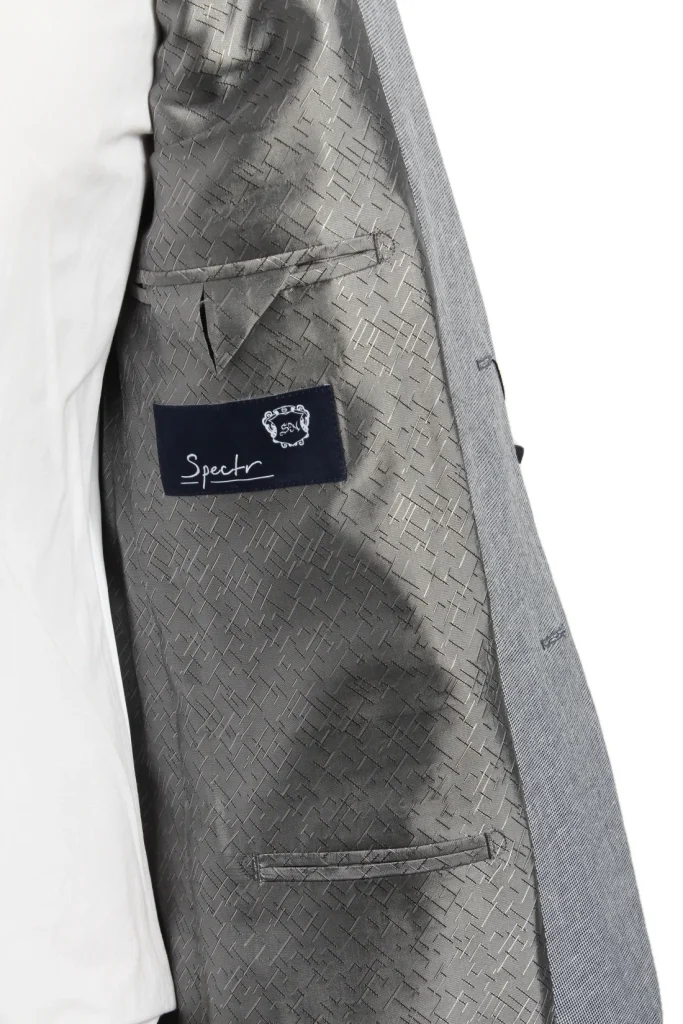 Мужской костюм "Фейшен" серый двойка slim fit
