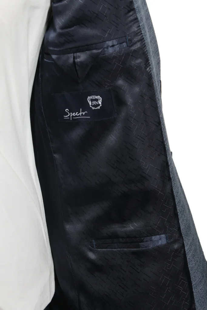 Мужской костюм "Феникс" синий двойка slim fit