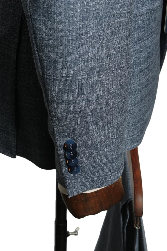 Мужской костюм "Феникс" синий двойка slim fit