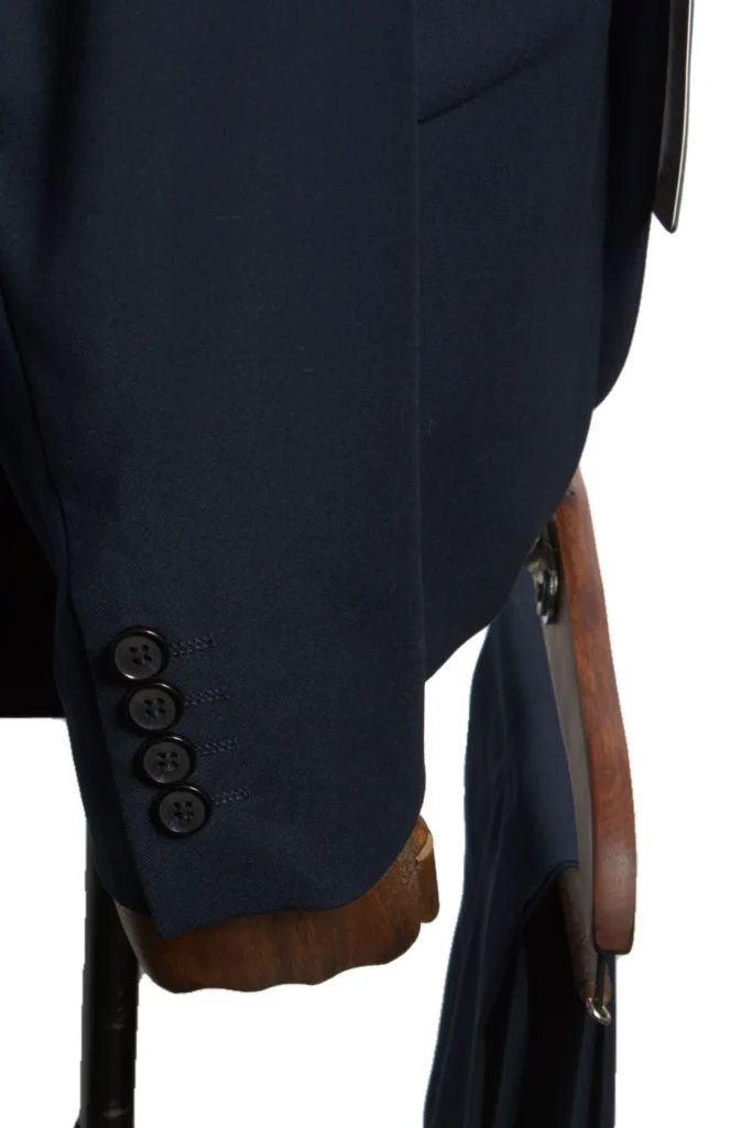 Мужской костюм "Цезарь" синий двойка slim fit