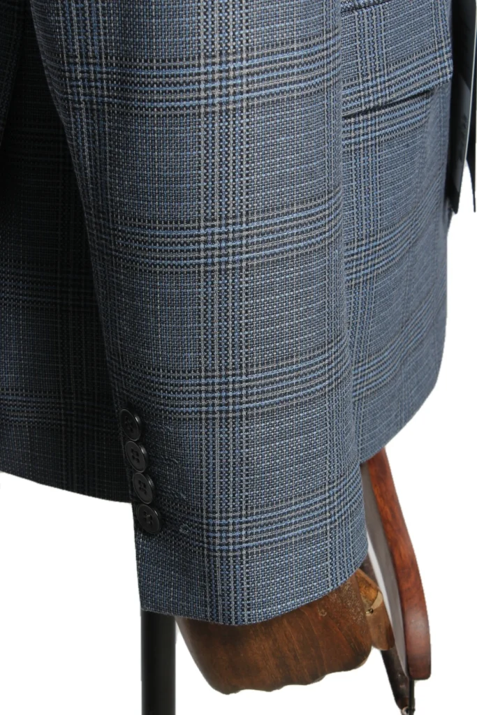 Мужской пиджак "Хром" синий slim fit